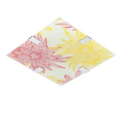 Plafon Georgia 31x31 10W LED czerwono żółty 6500K