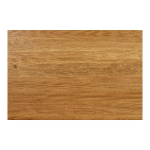 Stół Cohen 120x80 czarny profil 30mm dąb naturalny lakierowany
