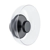 Kinkiet ścienny LED DISCO Step into Design nowoczesny szklany czarny 23 cm do salonu
