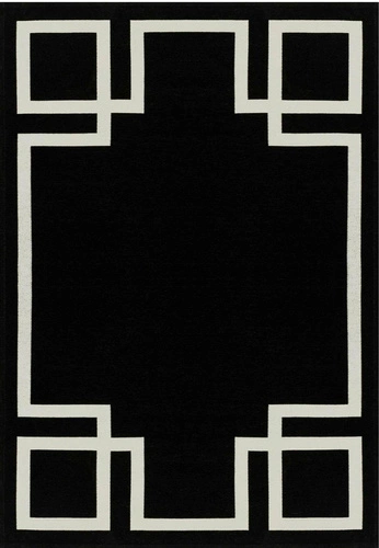 Dywan Hampton Black 200x300 Art deco