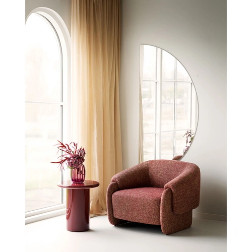 Lustro półokrągłe Paola 80x160 cm dekoracyjne do przedpokoju House Nordic