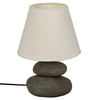 Lampa stołowa Mer ozdobna szara