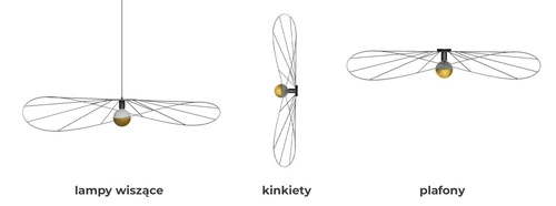 Lampa wisząca Eskola 70 czarna metalowa nowoczesna do salonu sypialni lub nad stół