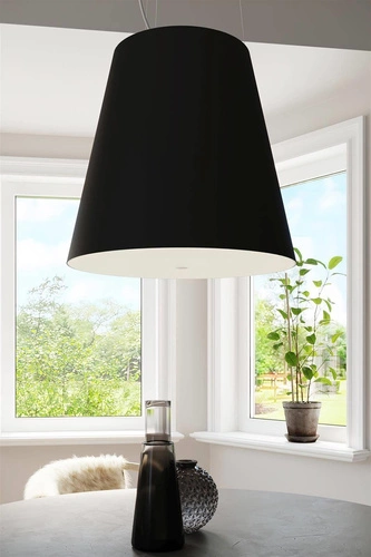 Żyrandol nowoczesny czarny GENEVE 50 do salonu i jadalni 3-punktowy Sollux Lighting