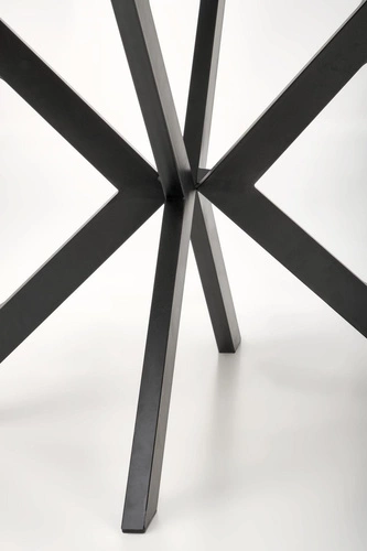 Stół okrągły rozkładany Roni Intesi biały marmur 100–250 cm nowoczesny do jadalni