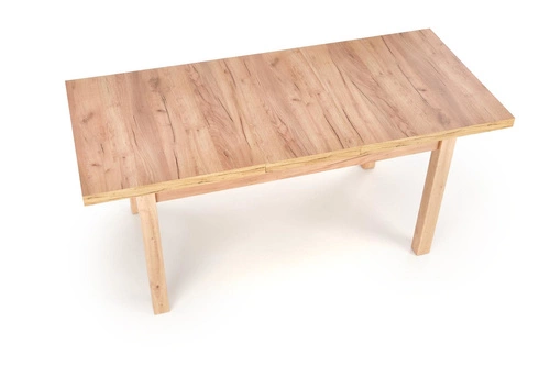 Stół rozkładany do jadalni Tiago 2 Intesi 140-220x80 nowoczesny dąb naturalny biały