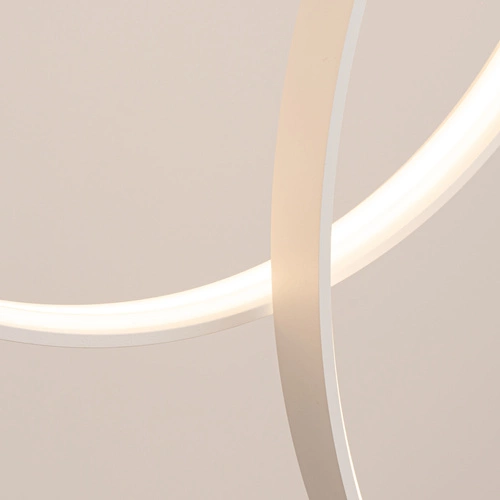 Lampa wisząca LED RIO 5 biała nowoczesna do salonu i jadalni Thoro aluminium 170 cm