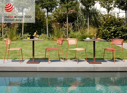 Krzesło Lisa Club niebiesko-grafitowe