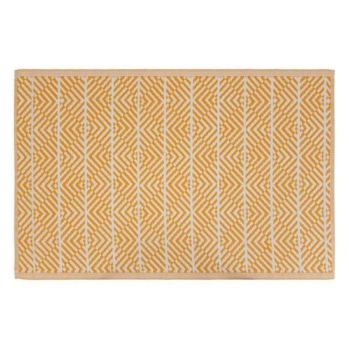 Atmosphera dywan zewnętrzny nowoczesny żółty 120x180 łatwy w czyszczeniu na taras
