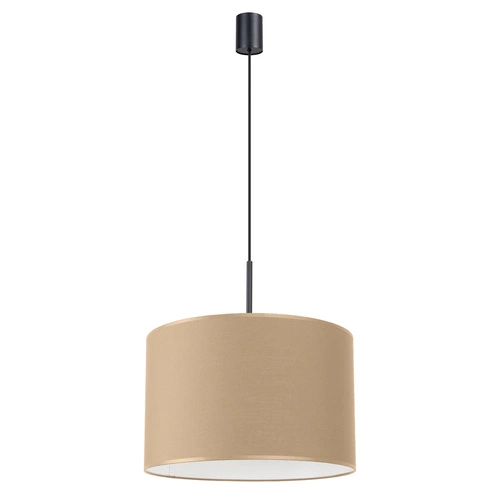 Lampa wisząca NEVIA beżowa minimalistyczna lampa do salonu i jadalni 40 cm