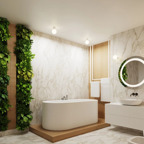 Nowoczesny biały kinkiet ścienny HALO IP44 do salonu i sypialni aluminium szkło SOLLUX