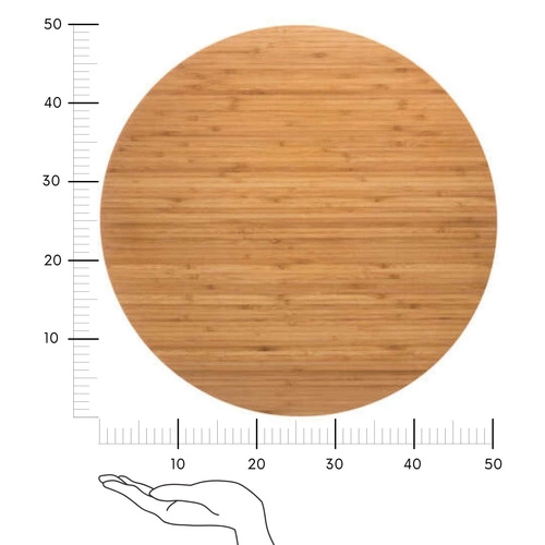 Deska obrotowa bambusowa śr 50 cm