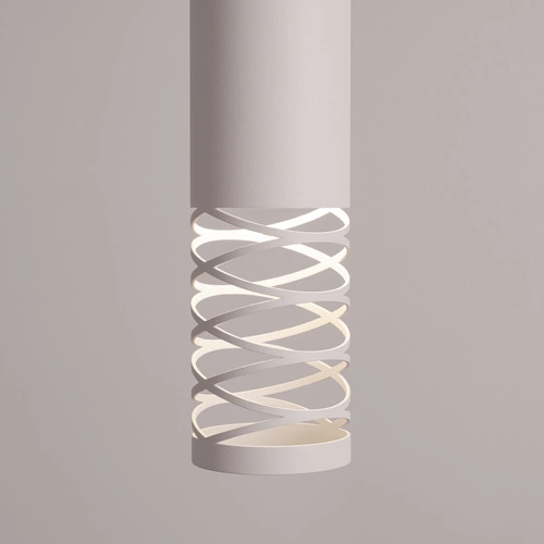 Lampa wisząca LAMI 1 biała nowoczesna metalowa do salonu kuchni lub sypialni SOLLUX