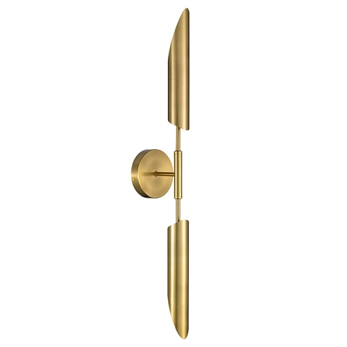 Kinkiet ścienny MIKA-2 złoty nowoczesny 76 cm Step into Design do salonu i sypialni