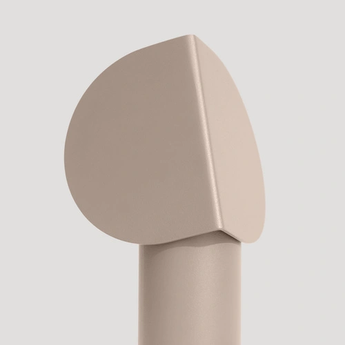 Lampa biurkowa LED BISCUIT taupe nowoczesna aluminiowa na biurko