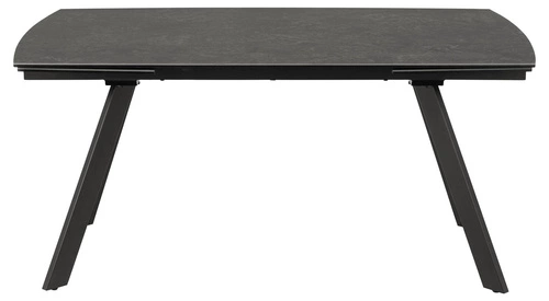 Stół rozkładany do jadalni Blackburn 160-240 cm czarny ceramiczny blat nowoczesny Actona