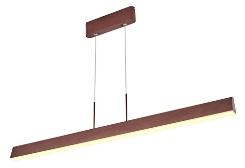 Lampa wisząca LED Coconut brązowa 100 cm nowoczesna do salonu i nad stół