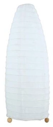 Lampa stołowa Papirus lampka papierowa  biała 40W E14