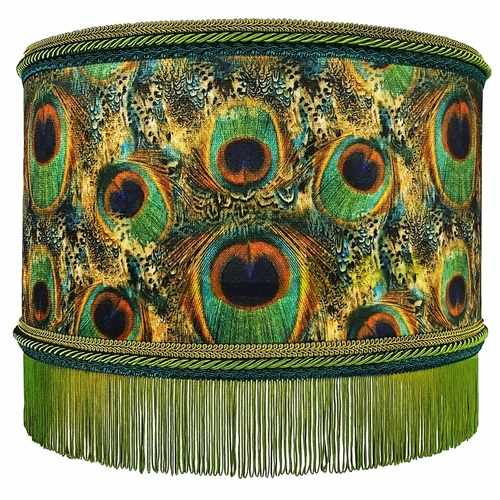 Lampa wisząca Aguila N 1 welurowa boho 45cm Las Plumas do salonu lub nad stół