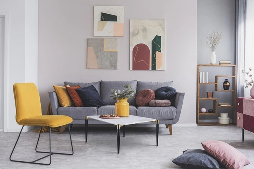 Stolik kawowy Pista prostokątny biały szklany glamour do salonu Intesi 120x60 cm