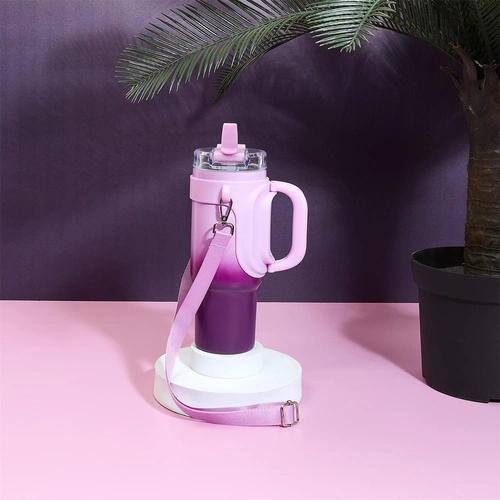 Kubek termiczny Malibu Intesi 900 ml różowo fioletowy na wynos