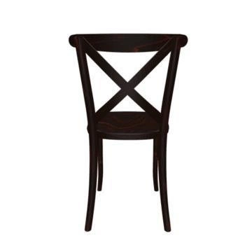 Krzesło drewniane Fameg A-8810/2 do jadalni i kuchni brązowe bukowe nowoczesne rustykalne