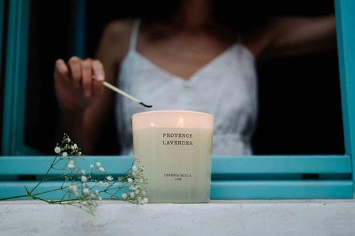 Świeca sojowa zapachowa Cereria Molla Provence Lavender XL 600g do salonu na prezent