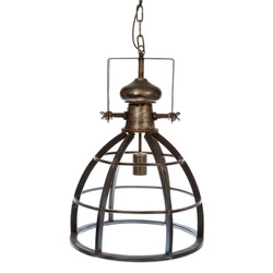 Lampa wisząca Niko vintage loftowa mosiądz do salonu i jadalni Atmosphera 40,5 cm