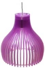 Nowoczesna lampa wisząca Buren fioletowa do salonu i sypialni CANDELLUX 26 cm