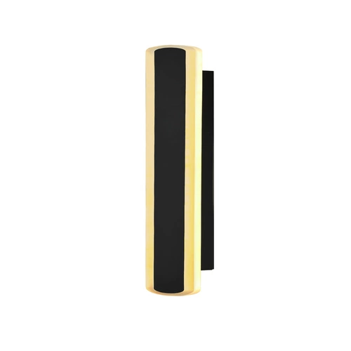Kinkiet zewnętrzny STICK  L-30 czarny  12W  klosz opal IP65