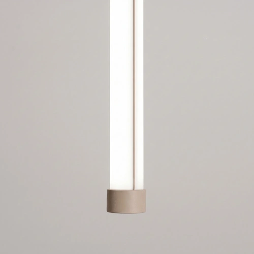 Lampa wisząca TRANG taupe LED regulowana nad wyspę do kuchni