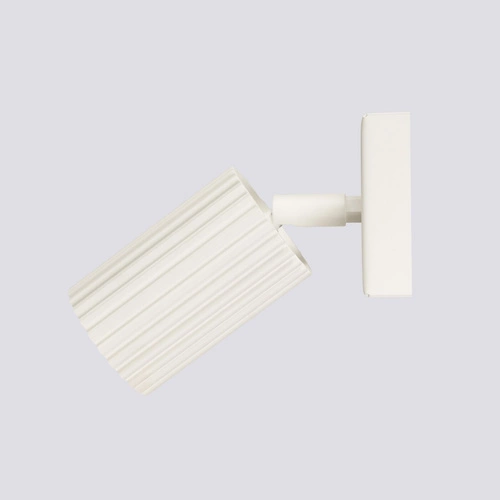 Kinkiet ścienny KARBON beżowy nowoczesny aluminium z ruchomym kloszem do salonu i sypialni