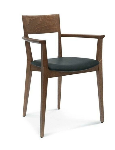 Krzesło drewniane Fameg Fame B-0620 do jadalni tapicerowane z podłokietnikami personalizowane