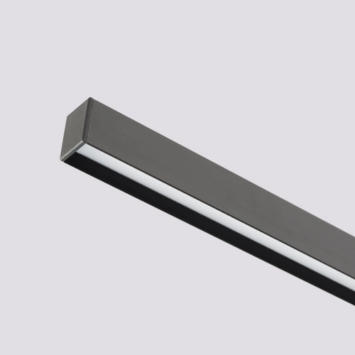 Lampa wisząca LED GLAD czarna nowoczesna regulowana do salonu kuchni lub nad wyspę