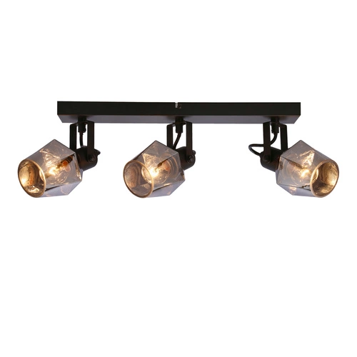 Lampa sufitowa Randi nowoczesna czarna 3-punktowa regulowana do kuchni i jadalni