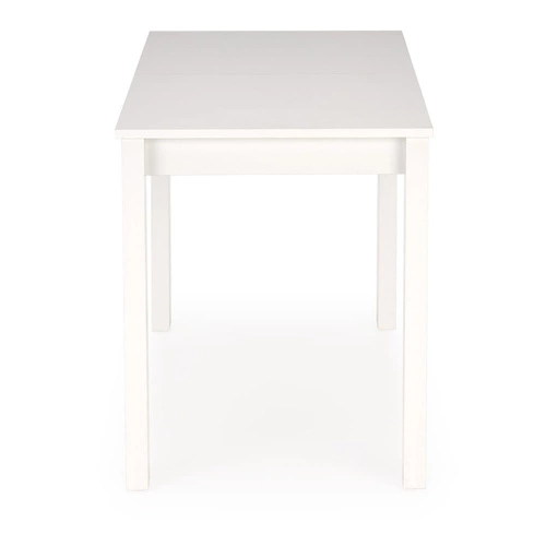 Stół rozkładany Nigot biały do jadalni i kuchni nowoczesny prostokątny 100-135x60 cm Intesi