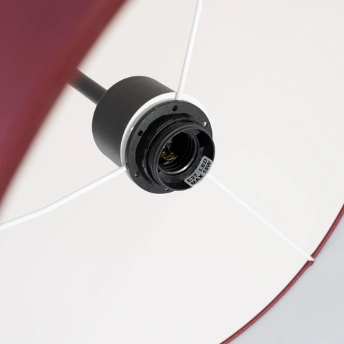 Lampa wisząca NEVIA burgund minimalistyczna do salonu i jadalni 40 cm