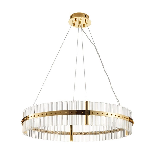 Lampa wisząca LED AURA Step into Design złota 85 cm do salonu i nad stół