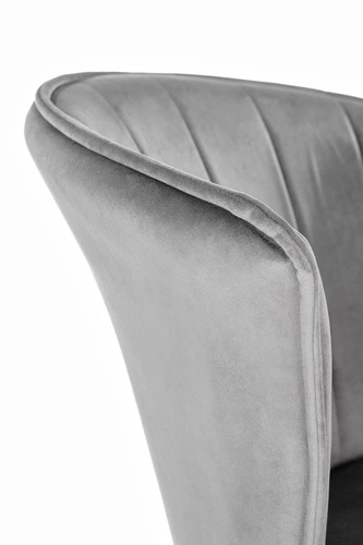 Fotel biurowy ergonomiczny Cossio welurowy szary obrotowy nowoczesny do biura Intesi