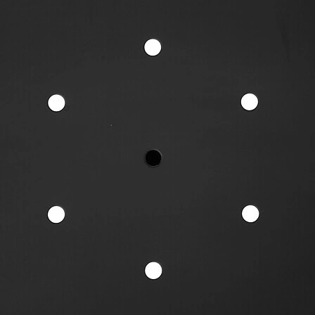 Krzesło metalowe Paris Edge czarne loftowe do jadalni, kuchni i salonu Atmosphera