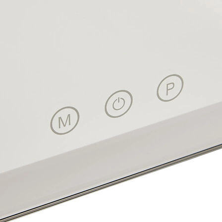 Lustro LED Holly do toaletki w białej ramie prostokątne z oświetleniem 50x42,5 cm