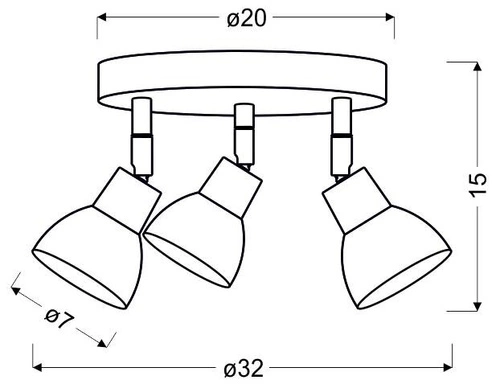 Plafon LED okrągły Roy biały chrom nowoczesny do salonu i sypialni 32 cm CANDELLUX