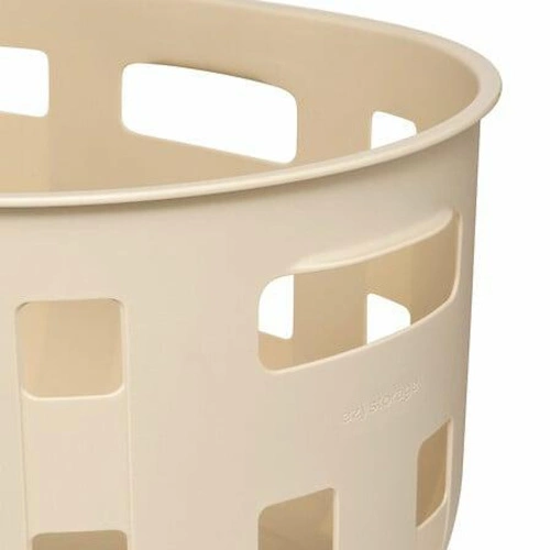 Kosz do przechowywania Harmony 50L boho beżowy duży do łazienki 5five simply smart