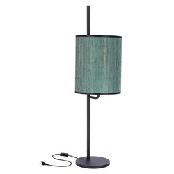 Lampa stołowa Bendi czarny 1x40W E27  abażur zielony