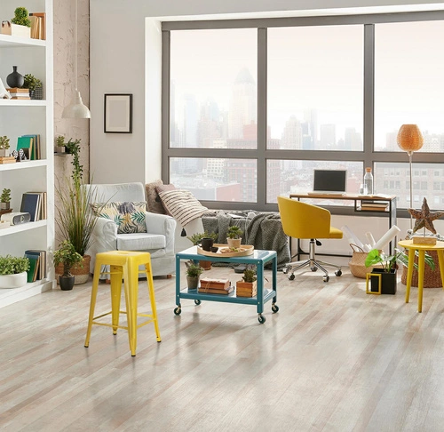 Hoker Paris 66cm żółty inspirowany Tolix  Outlet