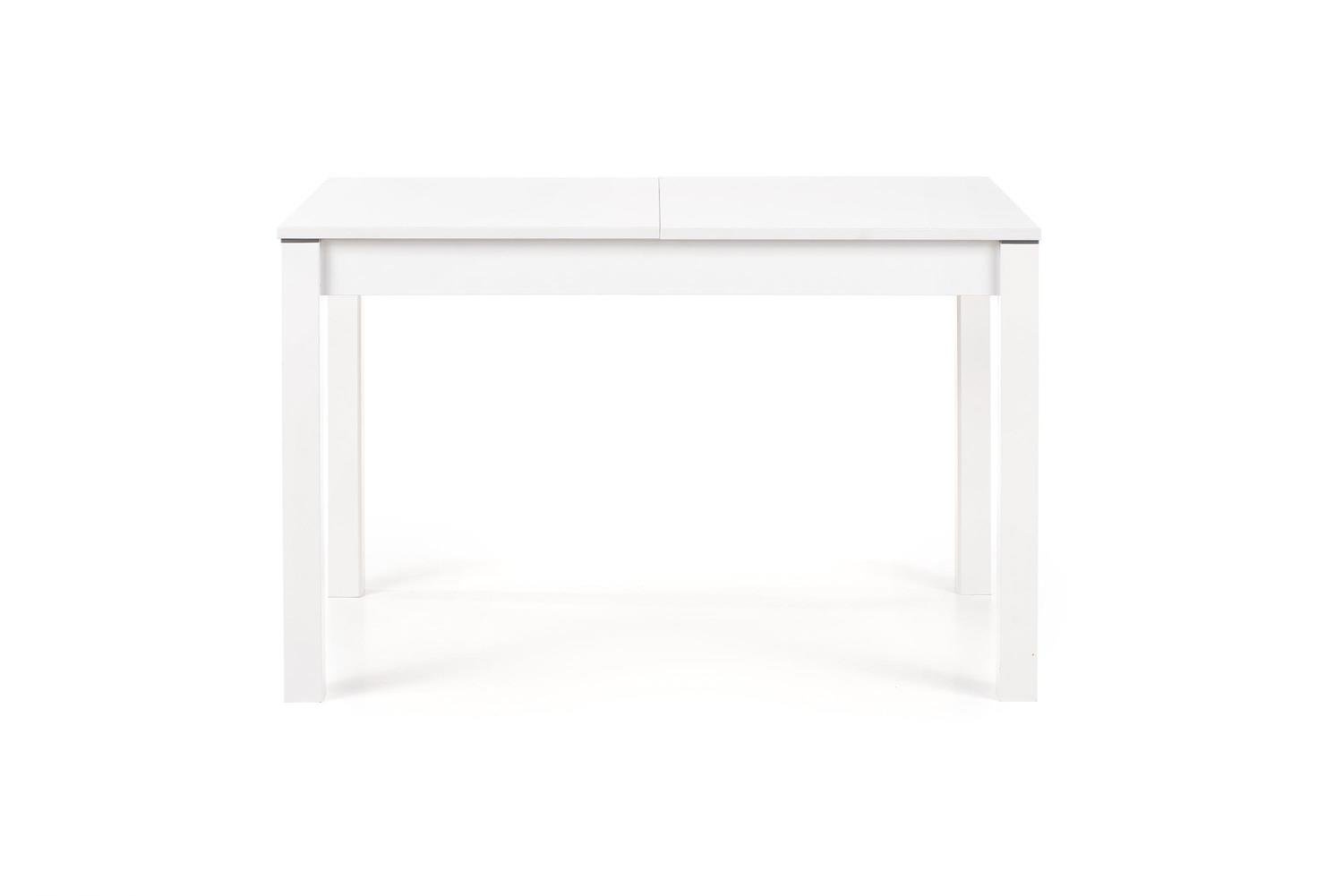 Stół rozkładany do jadalni Rocco Intesi biały nowoczesny 4-6 osobowy 118-158 cm