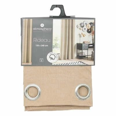 Zasłona Anjali beżowa 135x240cm