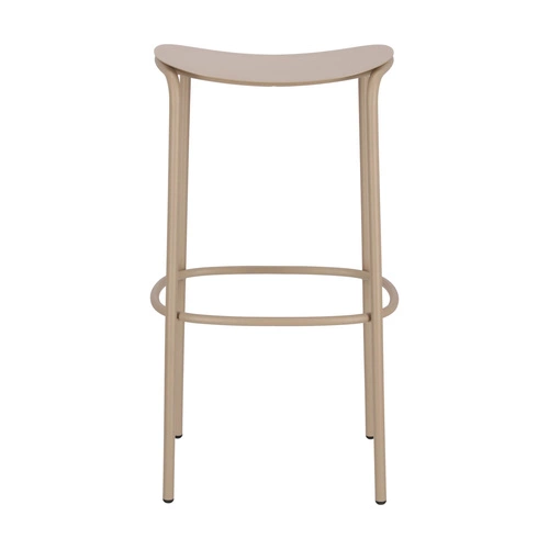 Hoker metalowy Trick 75 cm szary nowoczesny bez oparcia do kuchni i wyspy SCAB Design