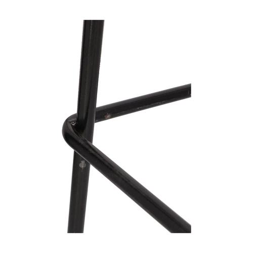 Stołek barowy Grego czarny 75 cm OUTLET