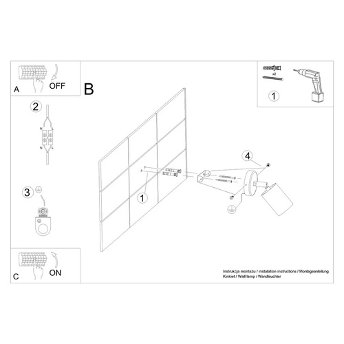 Kinkiet ścienny VERDO biały nowoczesny metalowy z regulacją światła do salonu i sypialni